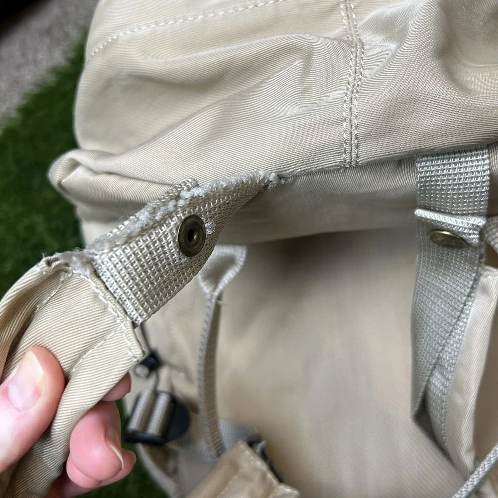 Kalidi Fancy Forest Backpack Tan Beige School Travel‎ Bag Square Bookbag